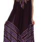 Sakkas Batik Stripe Sleeveless Caftan Dress