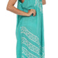 Sakkas Batik Stripe Sleeveless Caftan Dress