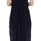 Sakkas Batik Stripe Sleeveless Caftan Dress