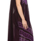 Sakkas Batik Stripe Sleeveless Caftan Dress