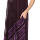 Sakkas Batik Stripe Sleeveless Caftan Dress