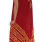 Sakkas Batik Stripe Sleeveless Caftan Dress