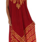 Sakkas Batik Stripe Sleeveless Caftan Dress