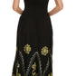 Vestido con bordados Batik de Sakkas con cintura imperio