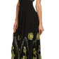 Vestido con bordados Batik de Sakkas con cintura imperio