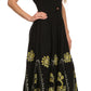 Vestido con bordados Batik de Sakkas con cintura imperio
