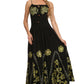 Vestido con bordados Batik de Sakkas con cintura imperio