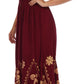 Vestido con bordados Batik de Sakkas con cintura imperio