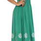 Vestido con bordados Batik de Sakkas con cintura imperio