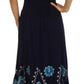 Vestido con bordados Batik de Sakkas con cintura imperio