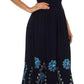 Vestido con bordados Batik de Sakkas con cintura imperio