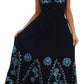 Vestido con bordados Batik de Sakkas con cintura imperio