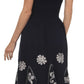 Vestido con bordados Batik de Sakkas con cintura imperio