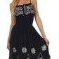Vestido con bordados Batik de Sakkas con cintura imperio