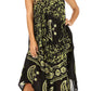 Sakkas Moon and Stars Batik Caftan Tank Dress / Cover Up