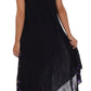 Sakkas Moon and Stars Batik Caftan Tank Dress / Cover Up
