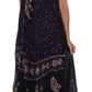 Sakkas Moon and Stars Batik Caftan Tank Dress / Cover Up