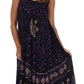 Sakkas Moon and Stars Batik Caftan Tank Dress / Cover Up
