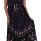 Sakkas Moon and Stars Batik Caftan Tank Dress / Cover Up