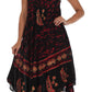 Sakkas Moon and Stars Batik Caftan Tank Dress / Cover Up