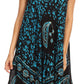 Sakkas Moon and Stars Batik Caftan Tank Dress / Cover Up
