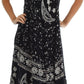 Sakkas Moon and Stars Batik Caftan Tank Dress / Cover Up