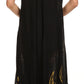Sakkas Moon and Stars Batik Caftan Tank Dress / Cover Up