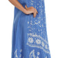 Sakkas Moon and Stars Batik Caftan Tank Dress / Cover Up