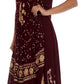 Sakkas Moon and Stars Batik Caftan Tank Dress / Cover Up