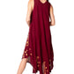 Sakkas Moon and Stars Batik Caftan Tank Dress / Cover Up