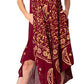Sakkas Moon and Stars Batik Caftan Tank Dress / Cover Up
