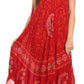 Sakkas Moon and Stars Batik Caftan Tank Dress / Cover Up