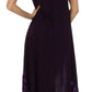 Sakkas Moon and Stars Batik Caftan Tank Dress / Cover Up