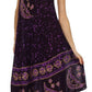 Sakkas Moon and Stars Batik Caftan Tank Dress / Cover Up