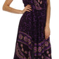 Sakkas Moon and Stars Batik Caftan Tank Dress / Cover Up
