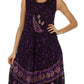 Sakkas Moon and Stars Batik Caftan Tank Dress / Cover Up