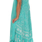 Sakkas Moon and Stars Batik Caftan Tank Dress / Cover Up