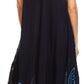 Sakkas Moon and Stars Batik Caftan Tank Dress / Cover Up