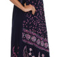Sakkas Moon and Stars Batik Caftan Tank Dress / Cover Up