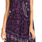 Sakkas Moon and Stars Batik Caftan Tank Dress / Cover Up