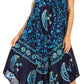 Sakkas Moon and Stars Batik Caftan Tank Dress / Cover Up