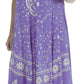 Sakkas Moon and Stars Batik Caftan Tank Dress / Cover Up