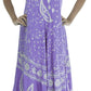 Sakkas Moon and Stars Batik Caftan Tank Dress / Cover Up