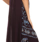 Sakkas Moon and Stars Batik Caftan Tank Dress / Cover Up