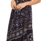 Sakkas Moon and Stars Batik Caftan Tank Dress / Cover Up