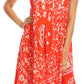 Sakkas Moon and Stars Batik Caftan Tank Dress / Cover Up