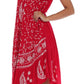 Sakkas Moon and Stars Batik Caftan Tank Dress / Cover Up