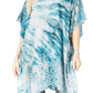 Sakkas Marcy Women's V-neck Caftan Top Tunic Dress - Perfect for Summer Boho Style & Swinging Coverup