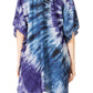 Sakkas Marcy Women's V-neck Caftan Top Tunic Dress - Perfect for Summer Boho Style & Swinging Coverup