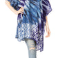 Sakkas Marcy Women's V-neck Caftan Top Tunic Dress - Perfect for Summer Boho Style & Swinging Coverup